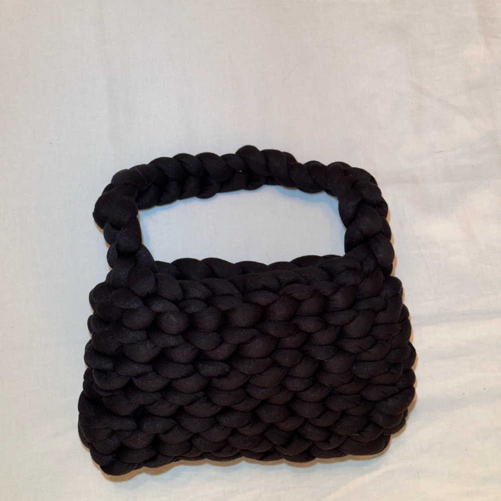 Hand-made Chunky Knit Purse